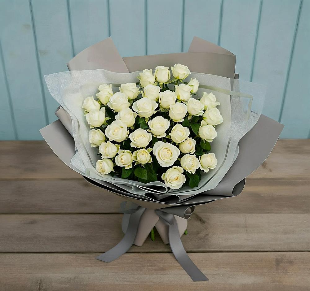 Букет Белоснежная нежность в Климово