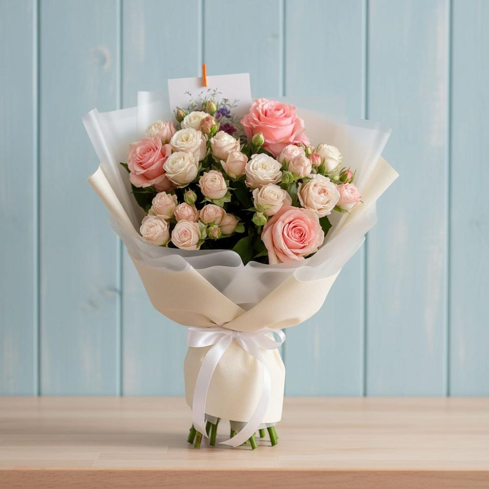 Букет цветов из: Розы в Климово