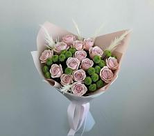 Букет цветов из:  Розы и Хризантемы в Климово