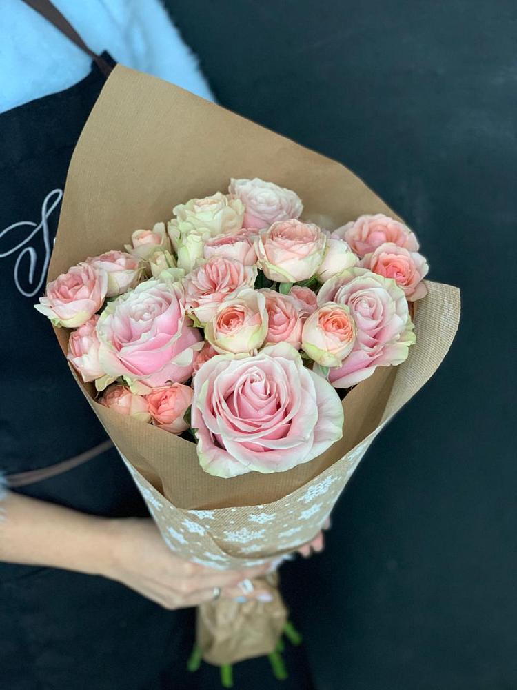 Букет цветов из: Хризантемы и Розы в Климово