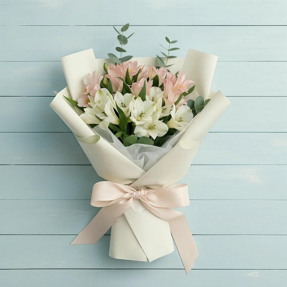 Букет цветов из: Альстромерии в Климово