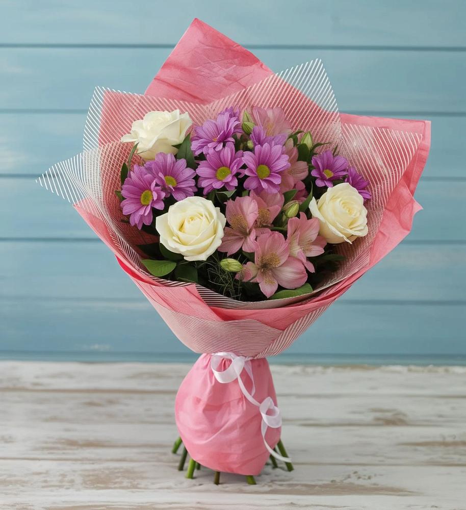 Букет цветов из: Герберы в Климово