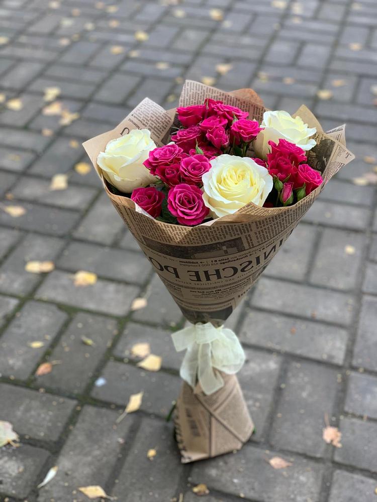 Букет цветов из: Розы в Климово