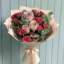 Букет цветов из:  Гвоздики и Розы #REPLACE_PRED# Климово