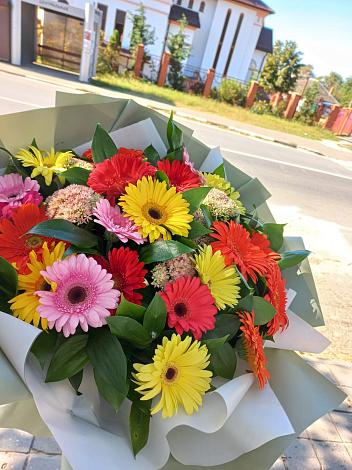 Букет цветов из: Герберы в Климово