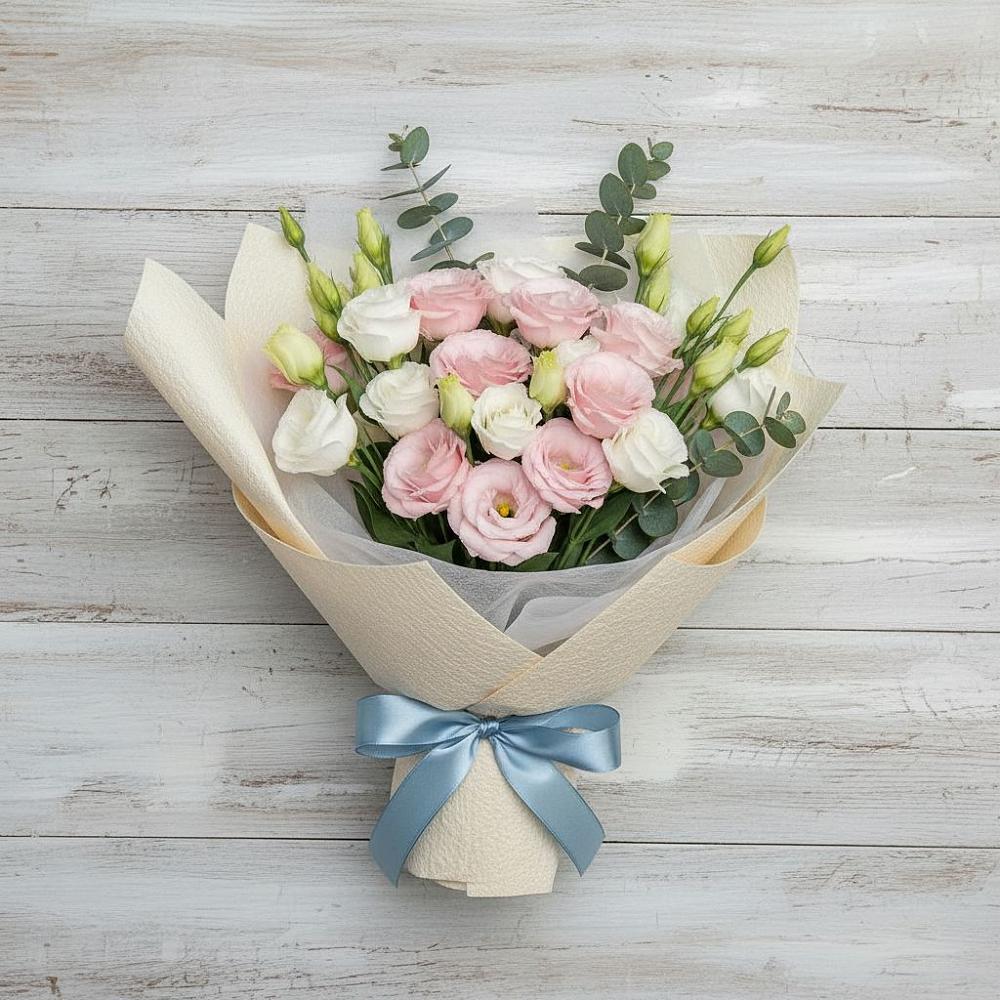 Букет цветов из: Лизиантусы в Климово